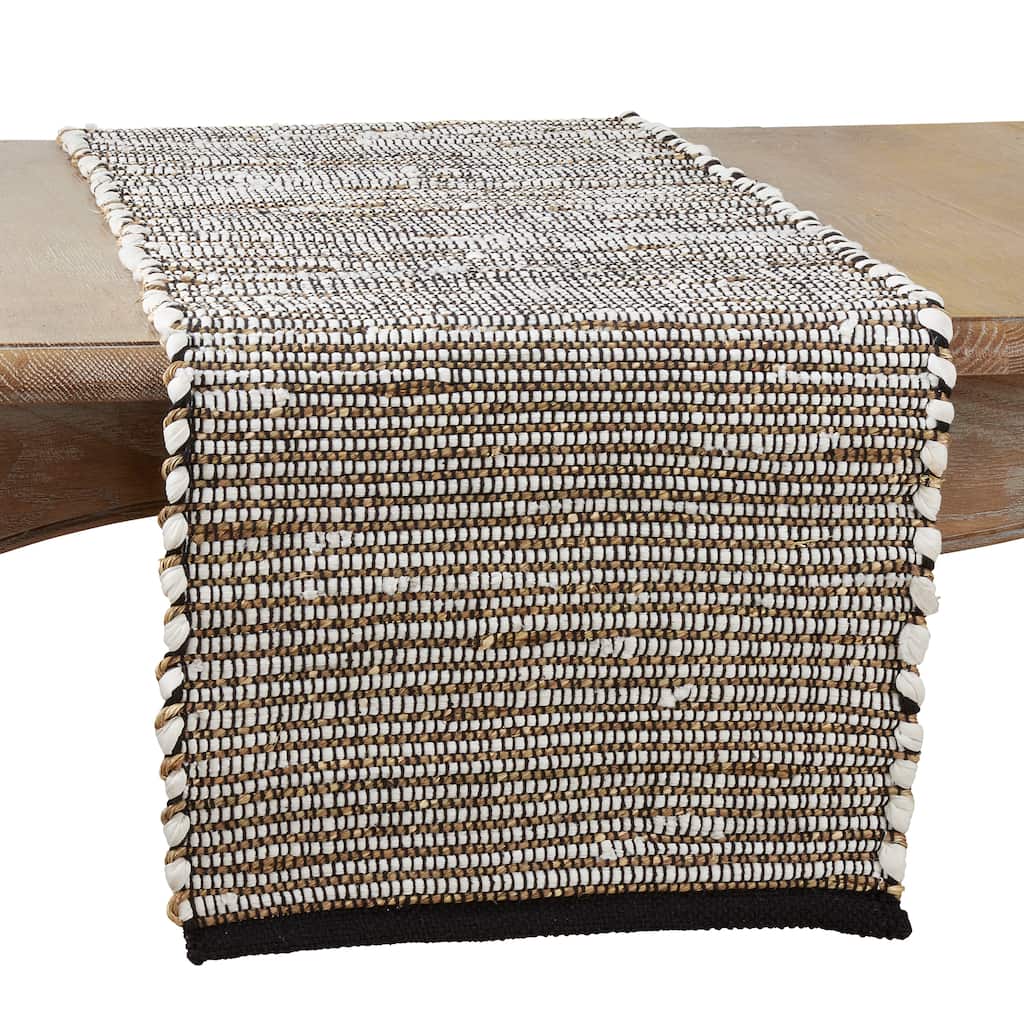 Table Runner With Jute Design - 16"x72"