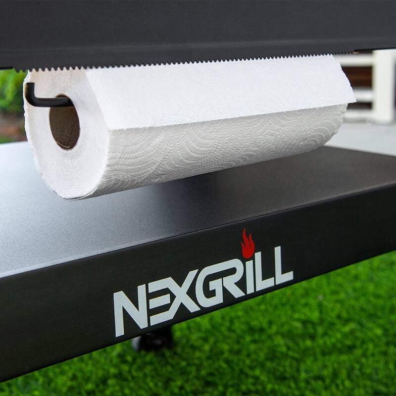 Nexgrill Daytona 4-Burner Propane Gas Griddle with Side Tables - Black