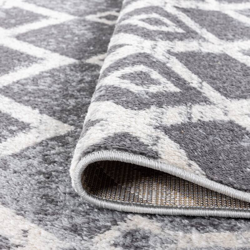 Gematria Moroccan Geometric Indoor Area Rug