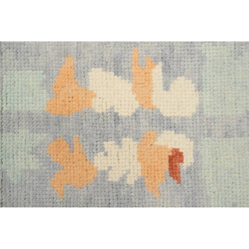 Hand Knotted Oriental 100% Wool Carpet Modern Geometric Multi-Colored Gabbeh Area Rug - 12' 0'' X 9' 8''