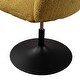 preview thumbnail 8 of 9, Art Leon Fabric Swivel Accent Chair with Ottoman