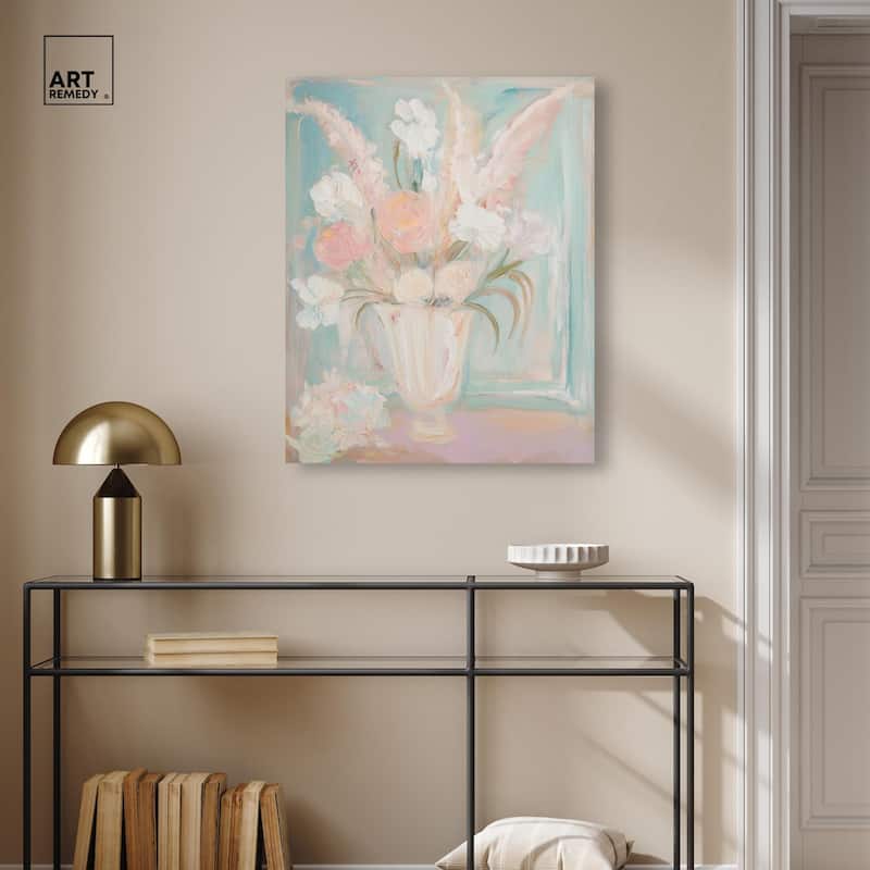 Still Life in Soft Hues II Canvas by Art Remedy, Gallery Wrapped