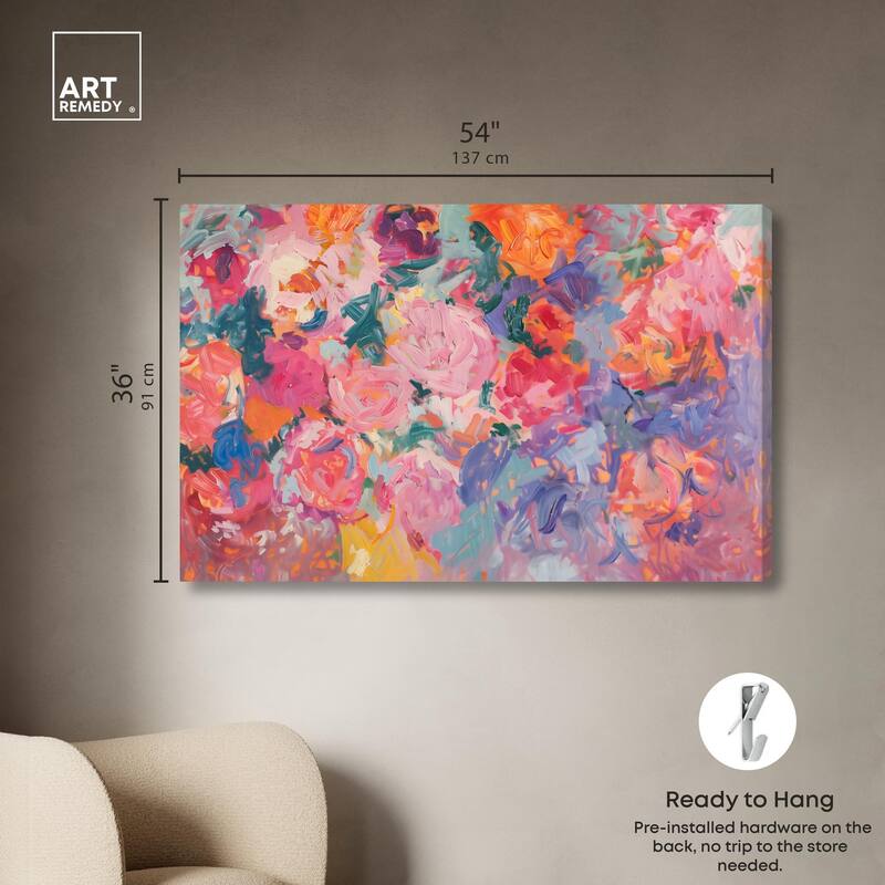Kaleidoscope of Color Canvas by Art Remedy, Gallery Wrapped
