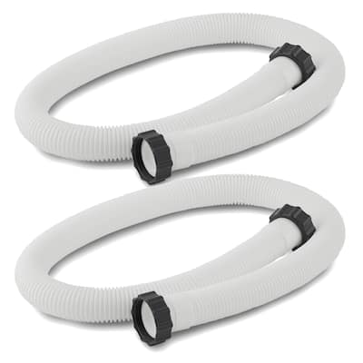 Intex 1.5" Diameter Accessory Pool Pump Replacement Hose - 59" Long - Set of 2 - 1.4