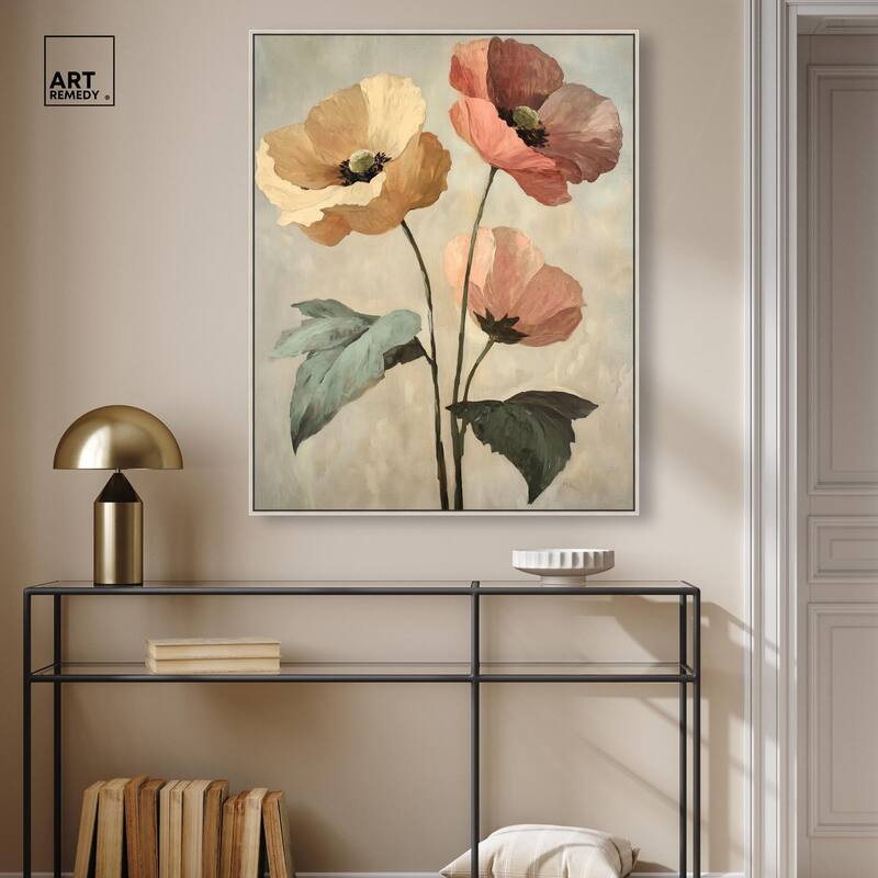 Blush and Ochre II Canvas by Art Remedy