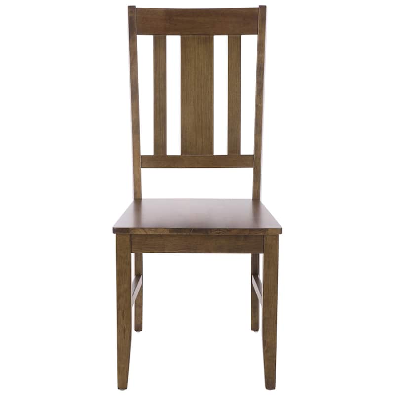 SAFAVIEH Home Roswitha Slat Back Side Chair - 18"W x 22"D x 39"H