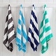 preview thumbnail 10 of 41, Linery & Co. Oversized Cotton Cabana Beach Towel, 4 Pack - 35" x 70"