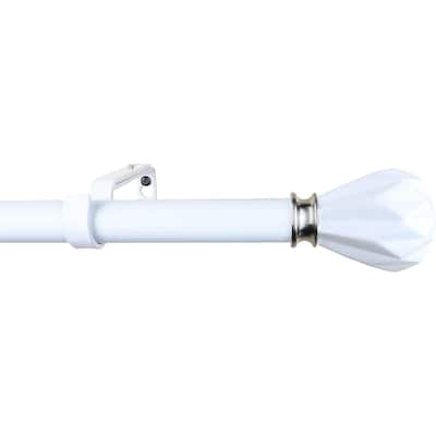 1-inch Diameter Arwen Adjustable Single Drapery Curtain Rod