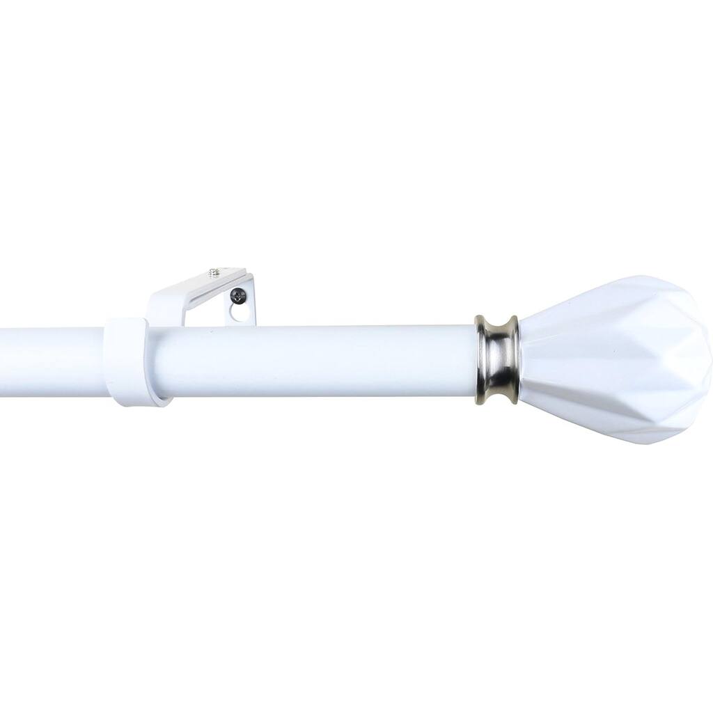 1-inch Diameter Arwen Adjustable Single Drapery Curtain Rod