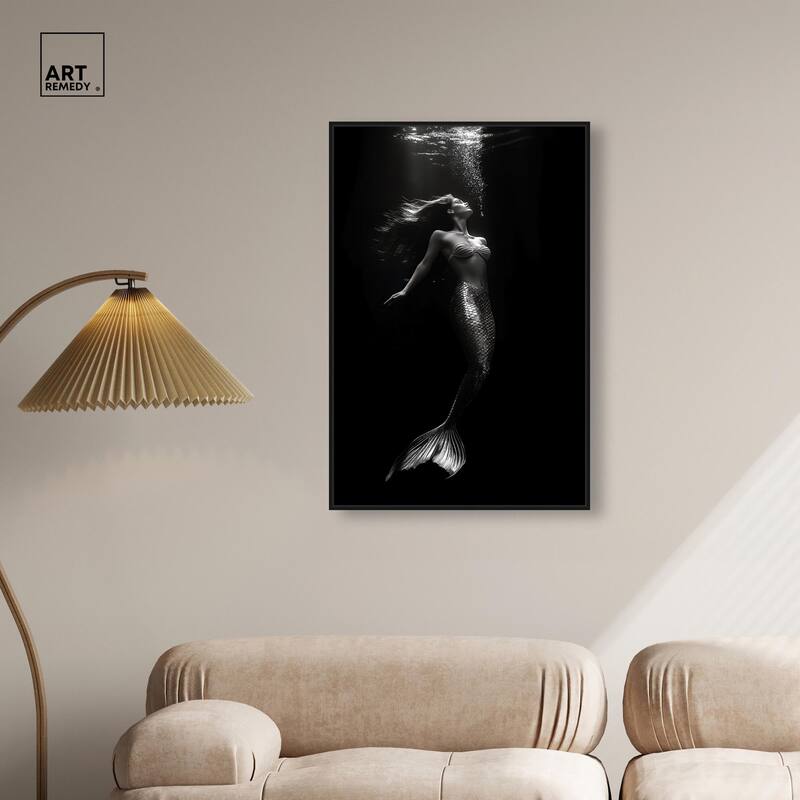 Mermaid Deep Canvas by Art Remedy