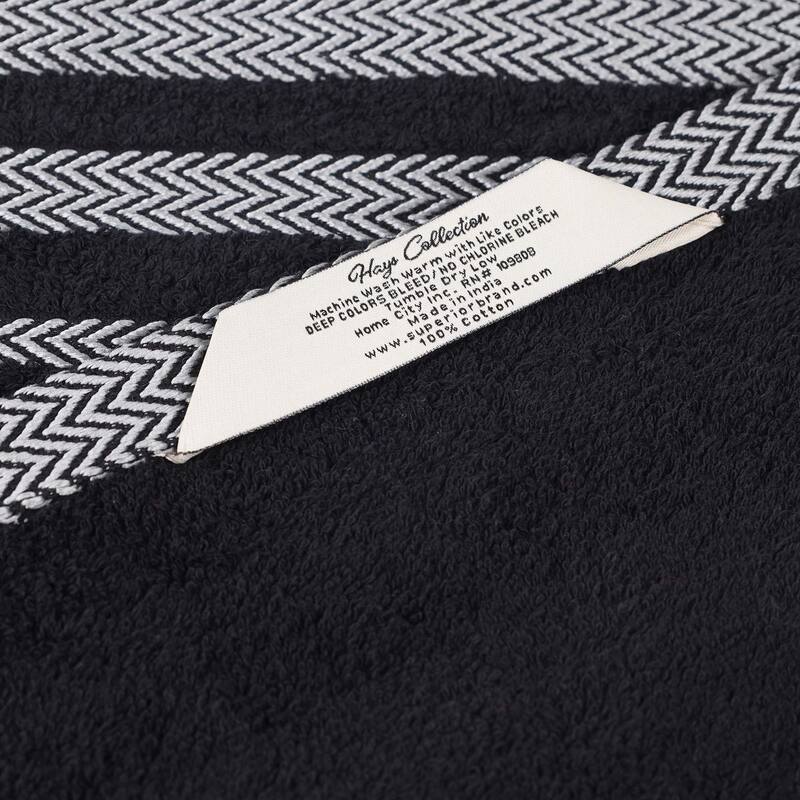 Superior Hays Cotton Soft Medium Weight Bath Sheet Set of 2