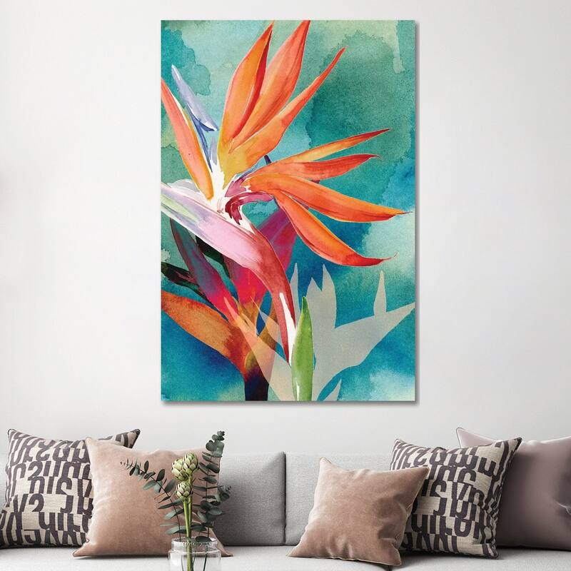 iCanvas "Vivid Birds of Paradise II" by Jennifer Paxton Parker Canvas Print