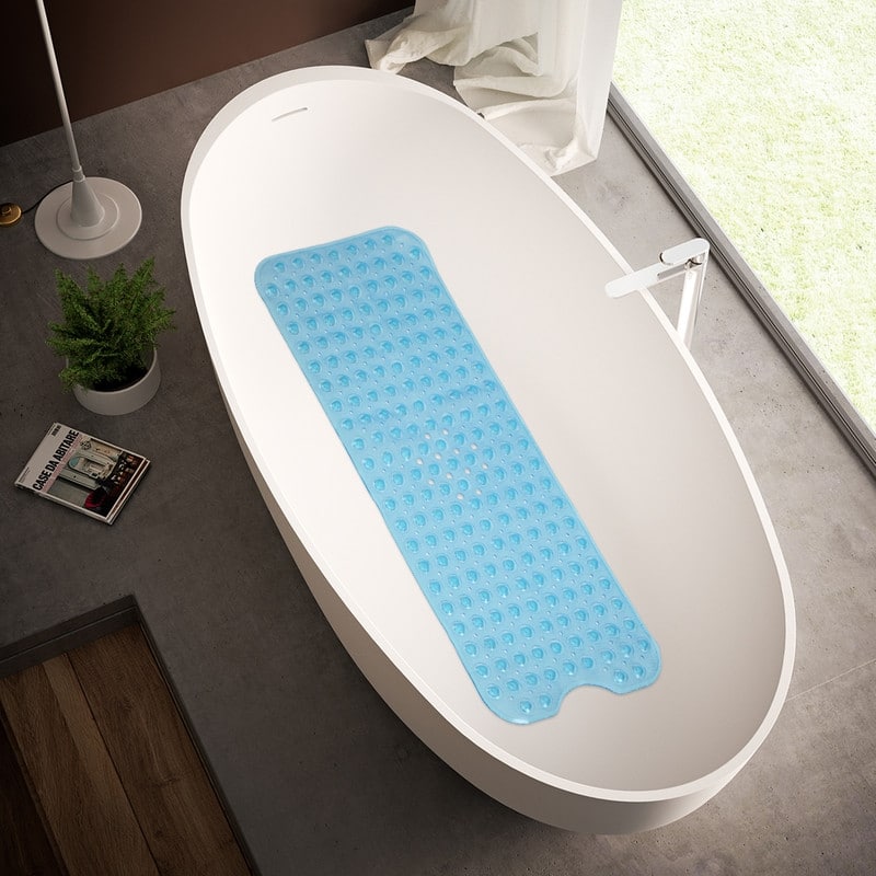 Bathroom Bathtub Non-slip Bath Rug 99*39cm Transparent