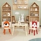 preview thumbnail 16 of 16, 3PCS Kid Wood Toddler Table and Chair Set