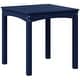 preview thumbnail 53 of 63, Polytrends Garden Party Kids Outdoor 24" Dining Table Navy Blue