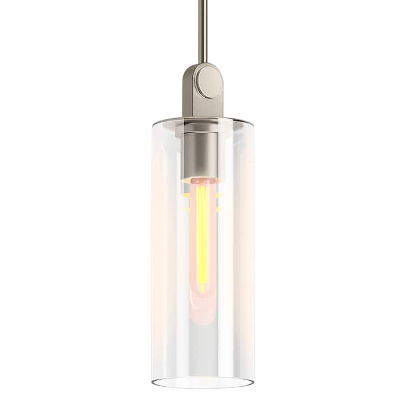 Kohler Lighting 35876-PE01 Crue 5" Wide Mini Pendant with Clear Glass - Brushed Nickel