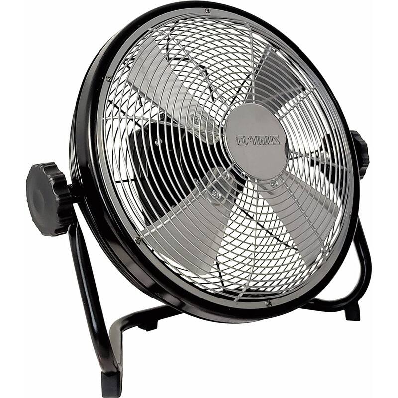 Optimus 12" Rechargable Operated Utility Fan Air Circulator