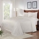 preview thumbnail 30 of 30, Cotton Blend Oversized Vintage Medallion Bedspread Set by Superior Off-White - Full