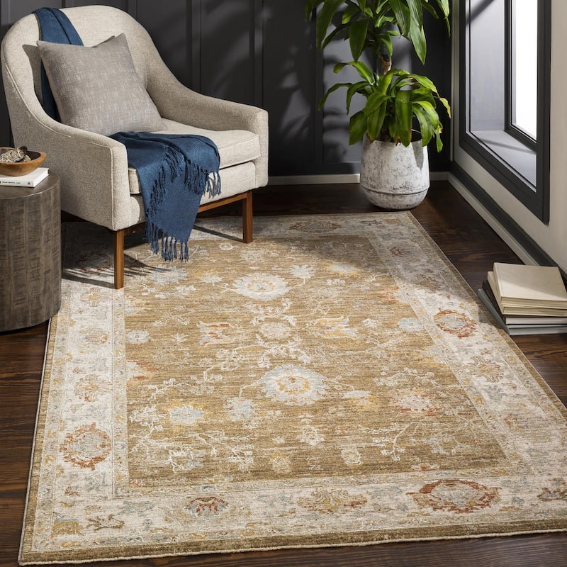 Livabliss Traditional Avant Garde Oriental Area Rug - 12' x 15' - Tan