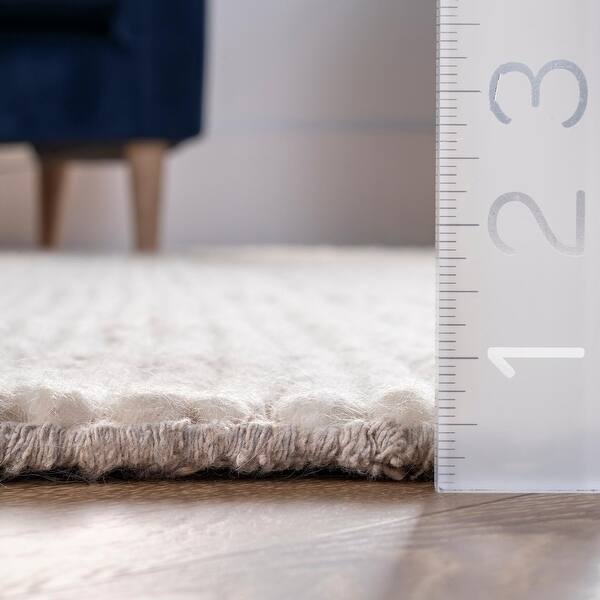 dimension image slide 1 of 2, nuLOOM Handmade Braided Wool Area Rug