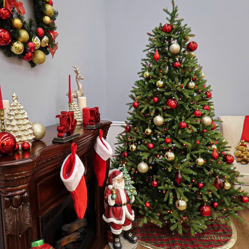 National Tree Company 6.5 ft. Jersey Fraser Fir Tree with Clear Lights