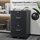preview thumbnail 7 of 44, 2-Drawer Rolling Wood File Cabinet with Lock