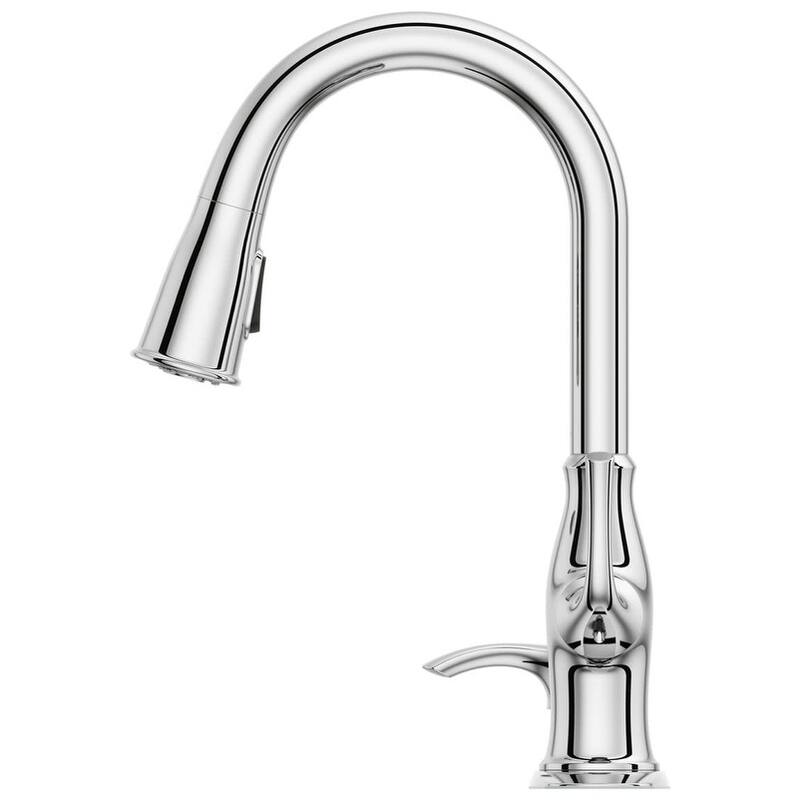 Pfister F-529-7RSSR Rosslyn 1.8 GPM Single Hole Pull Down Kitchen
