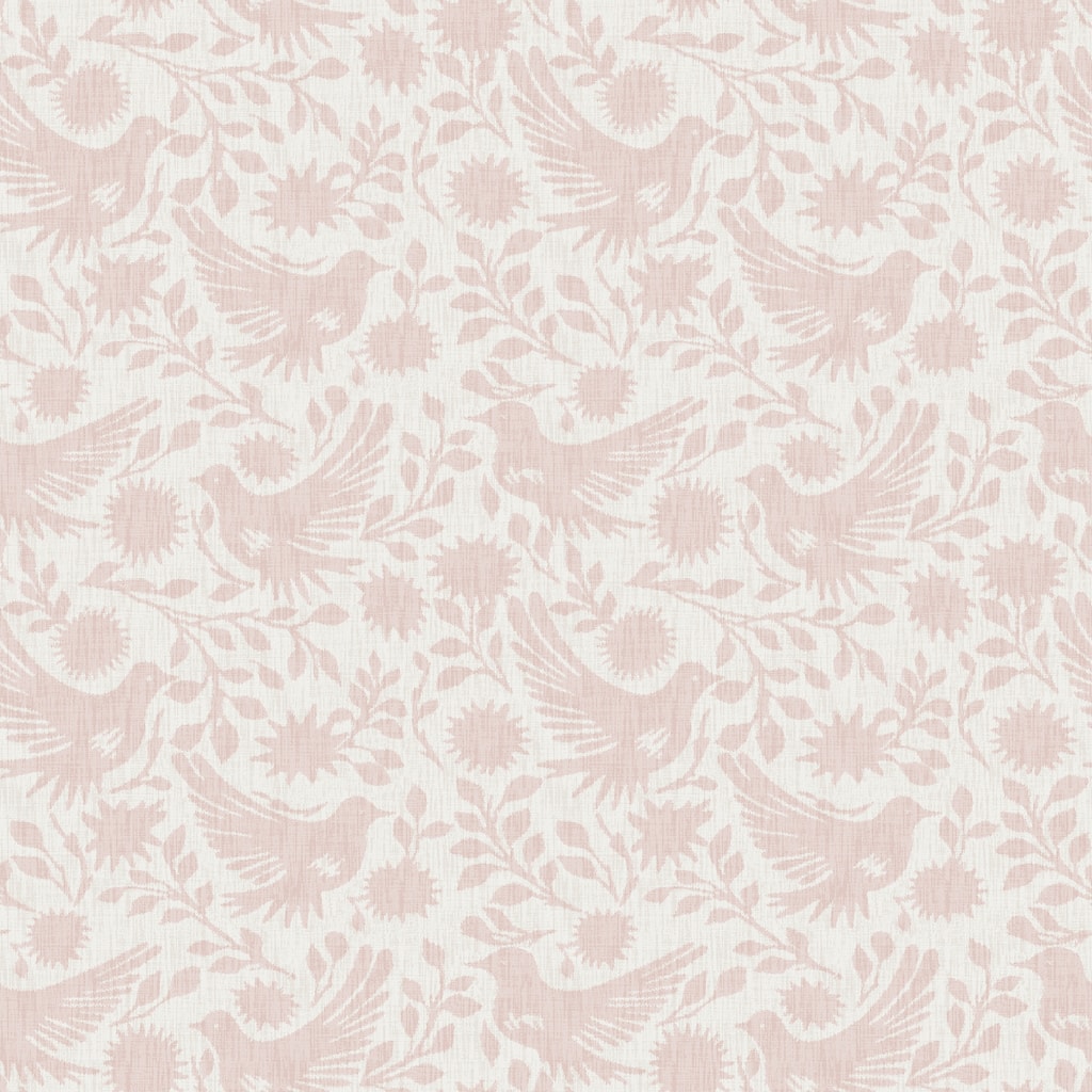 NuWallpaper Waverly Winged Serenade Pink Peel and Stick Wallpaper - N/A