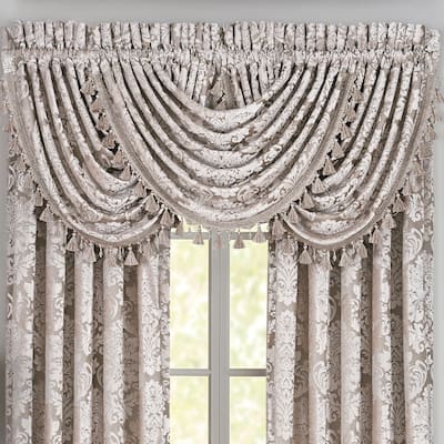 J. Queen New York Bel Air Sand Window Waterfall Valance