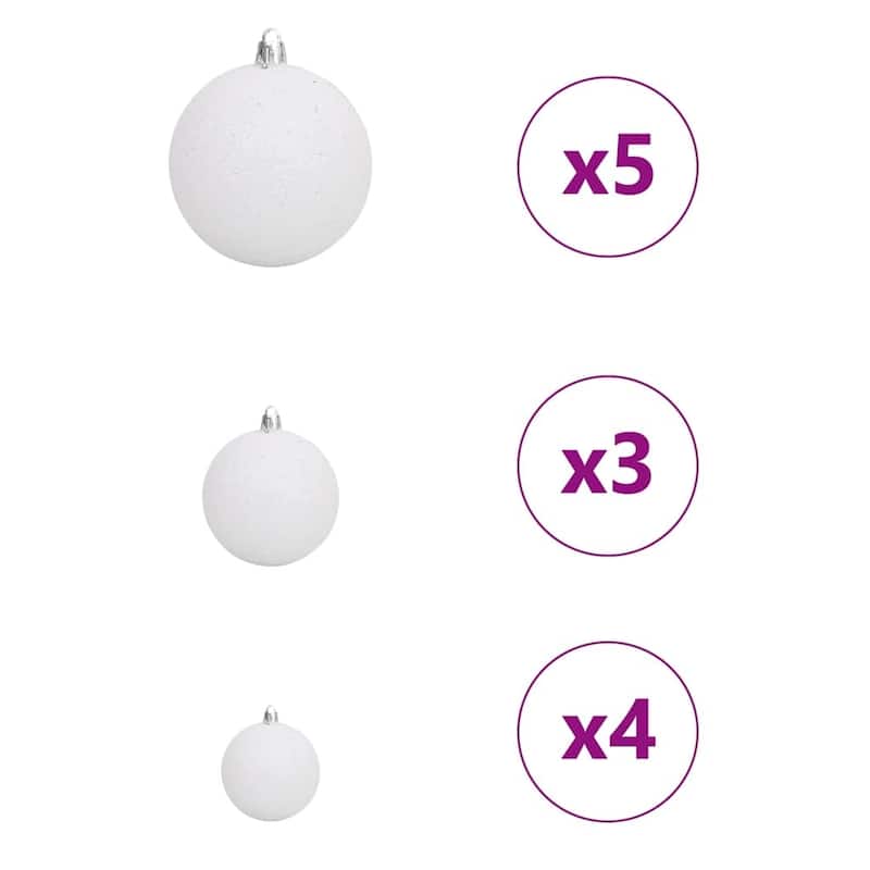 vidaXL Christmas Tree with Decorative String Lights