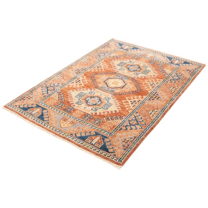 ECARPETGALLERY Hand-knotted Jules Serapi Copper Wool Rug - 5'5 x 7'9