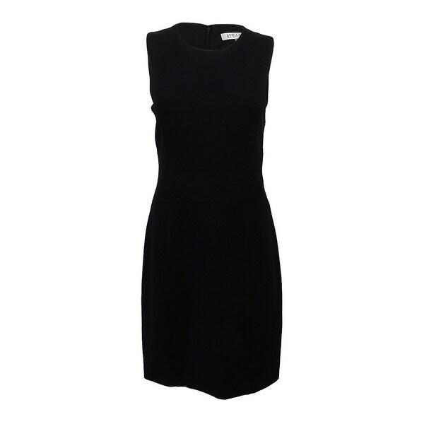 kasper black sheath dress