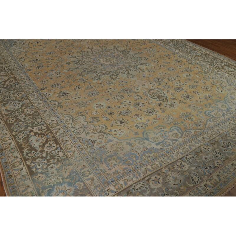 Traditional Najafabad Persian Area Rug Hand-Knotted Wool Carpet - 9'10" x 13'1"