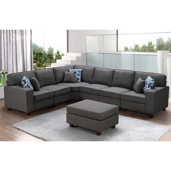 Dark grey 2025 sectional with chaise