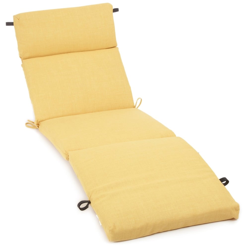 72-inch by 24-inch Outdoor Chaise Lounge Cushion - 24" x 72"
