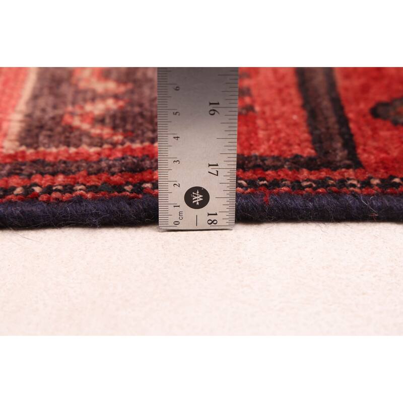 ECARPETGALLERY Hand-knotted Konya Anatolian Black, Red Wool Rug - 4'5 x 9'1