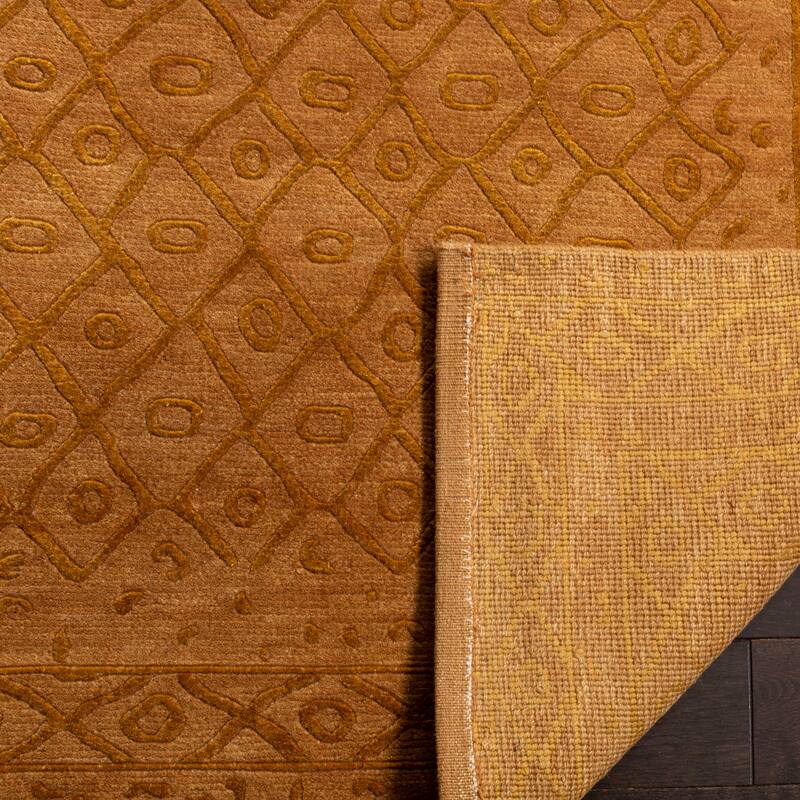SAFAVIEH Couture Hand-knotted Tibetan Solbjort Modern Wool Rug