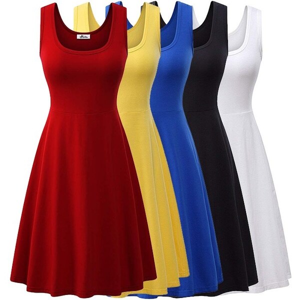 cotton tank dress midi