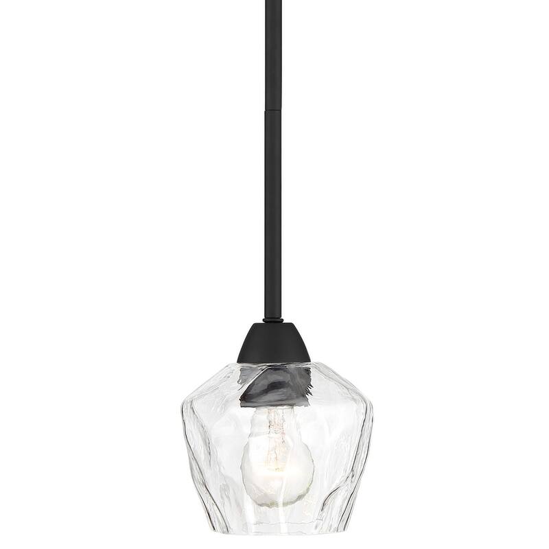 Minka Lavery Camrin 6" Wide Mini Pendant - Coal