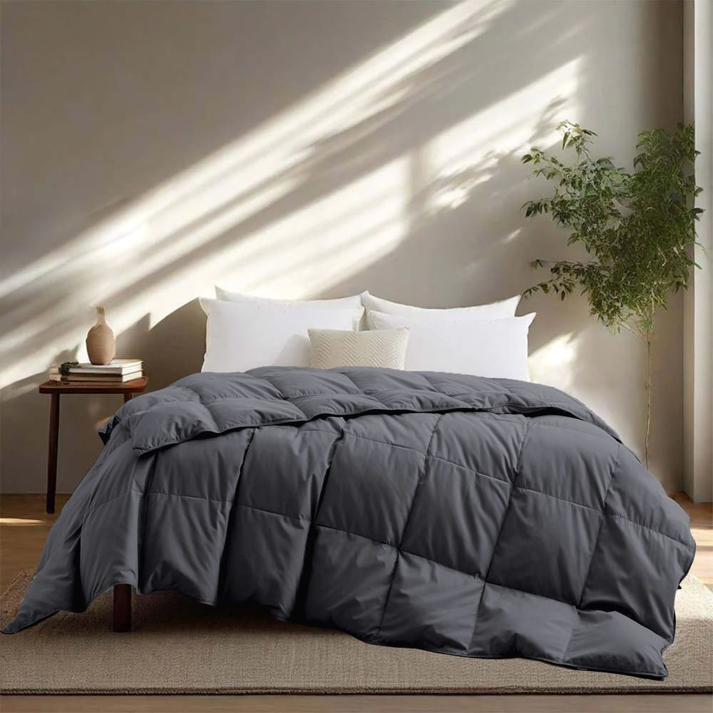 Lightweight to Heavyweight Premium White Goose Down Comforter Duvet Insert