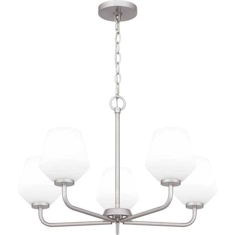 Nielson 5-Light Brushed Nickel Chandelier