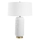 preview thumbnail 4 of 4, Uttermost Iona White Glaze Table Lamp