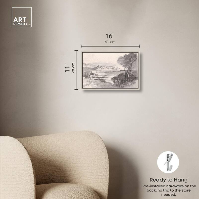 View across a Monaco Canvas by Art Remedy