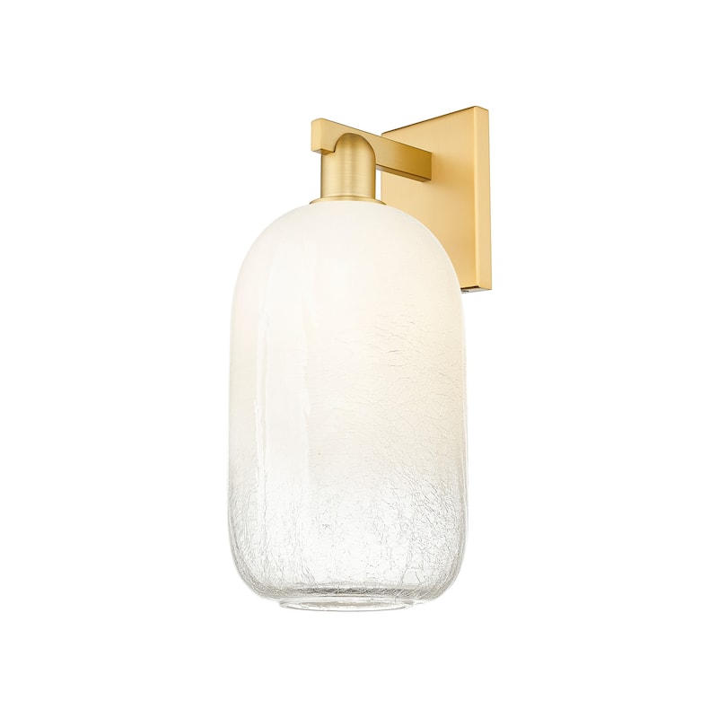 Innovations Lighting 716-1W-17-7 Brookhaven Cloche Sconce Brookhaven - Satin Gold / Opal