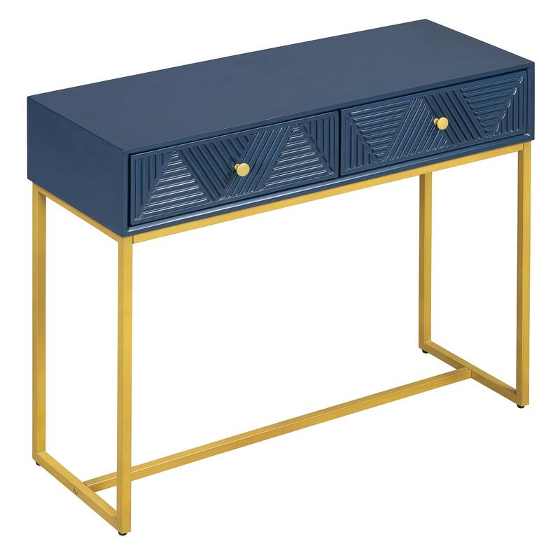 Modern Sleek Console Table with Storage