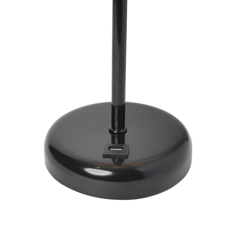 Simple Designs 19.5" Desk Lamp with Feit LED Bulb Included - 19.50