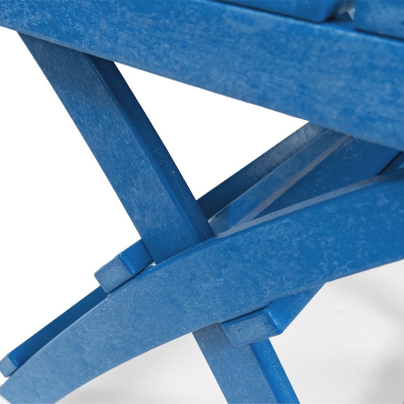 Santorini Fully Assembled All-Weather Recycled HDPE Outdoor Folding Side Table