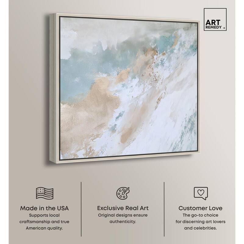 Sandy Mirage Canvas by Art Remedy