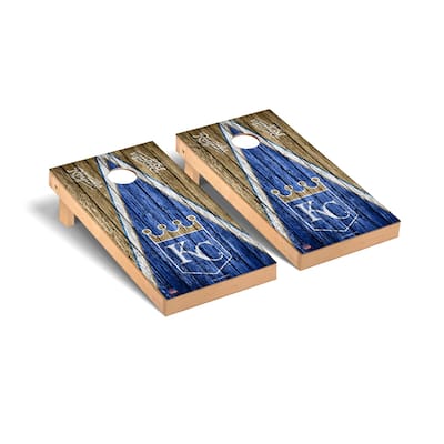 Kansas City Royals MLB Triangle Cornhole Board Set