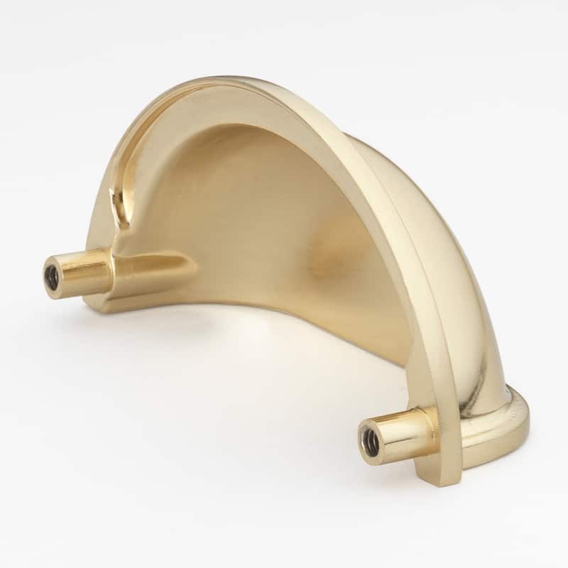 GlideRite 3 Inch Center to Center Classic Bin Pull Cabinet Hardware Cup Handle